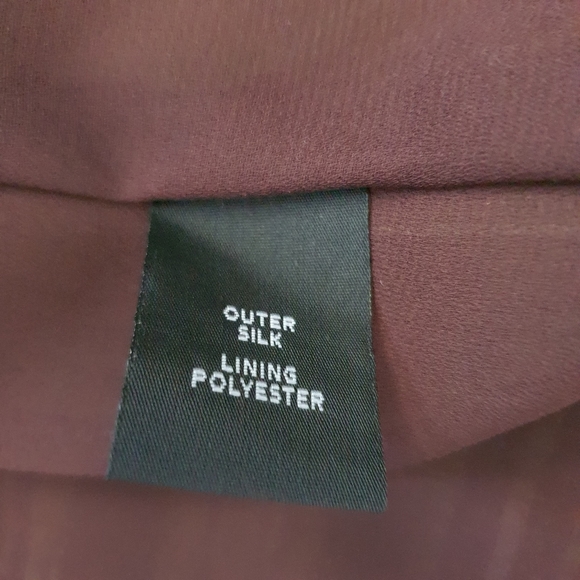 Taking Shape Silk Green Brown Print Midi Skirt Size 20 - Picture 4 of 9